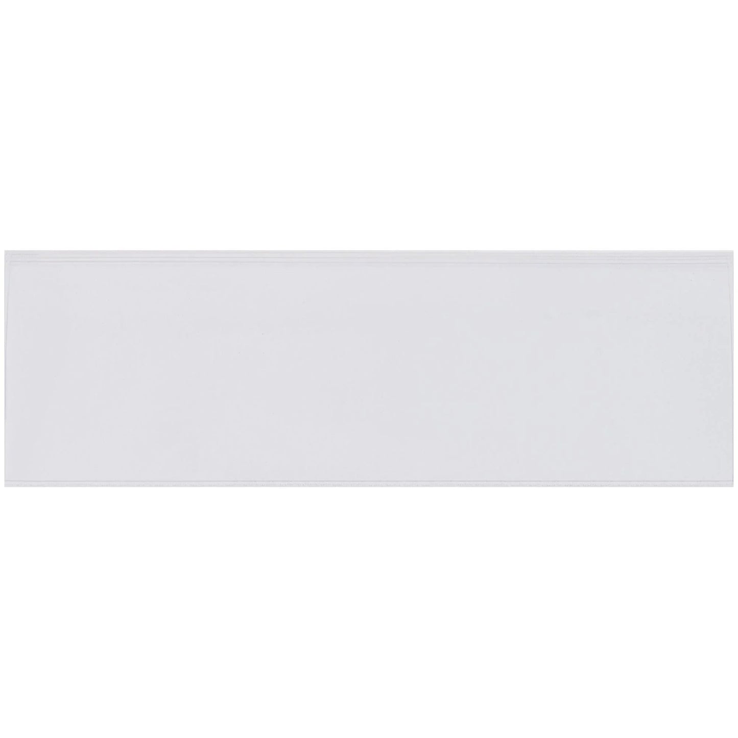 2 x 6" Open-Edge™ Plastic Label Holders - LH104 Box Packaging Partner