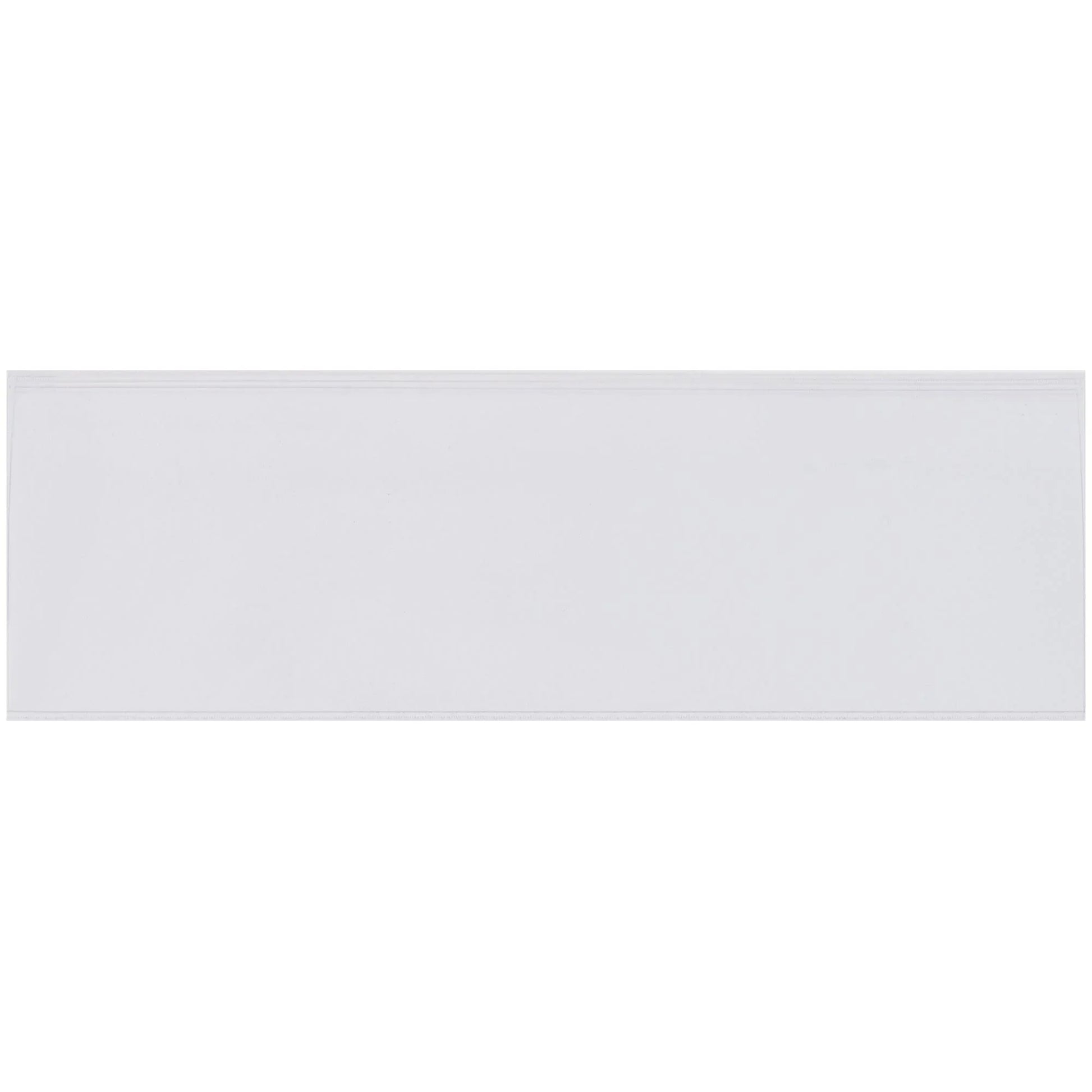 2 x 6" Open-Edge™ Plastic Label Holders - LH104 Box Packaging Partner