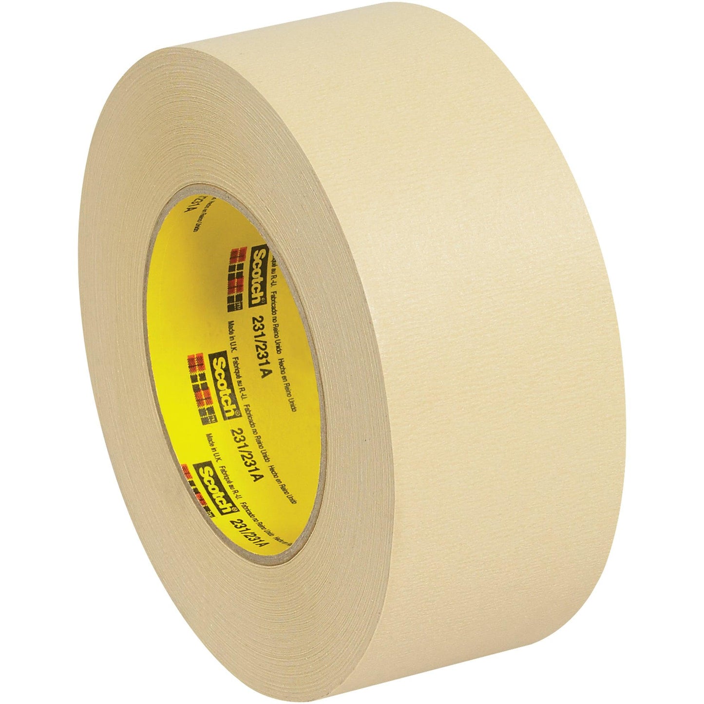 2" x 60 yds. (12 Pack) 3M™ 231 Masking Tape - T93723112PK