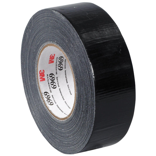 2" x 60 yds. Black (3 Pack) 3M™ 6969 Duct Tape - T98769693PKB