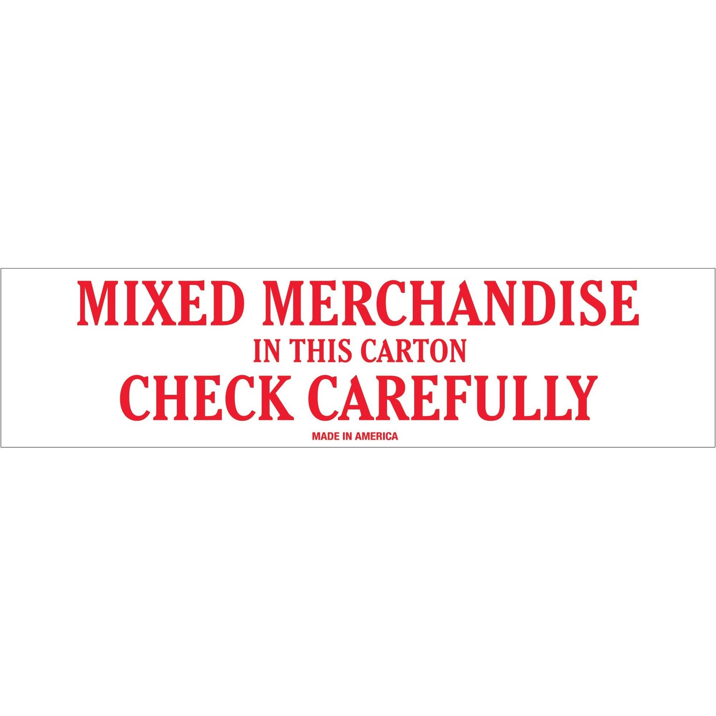 2 x 8" - "Mixed Merchandise" Labels - SCL544