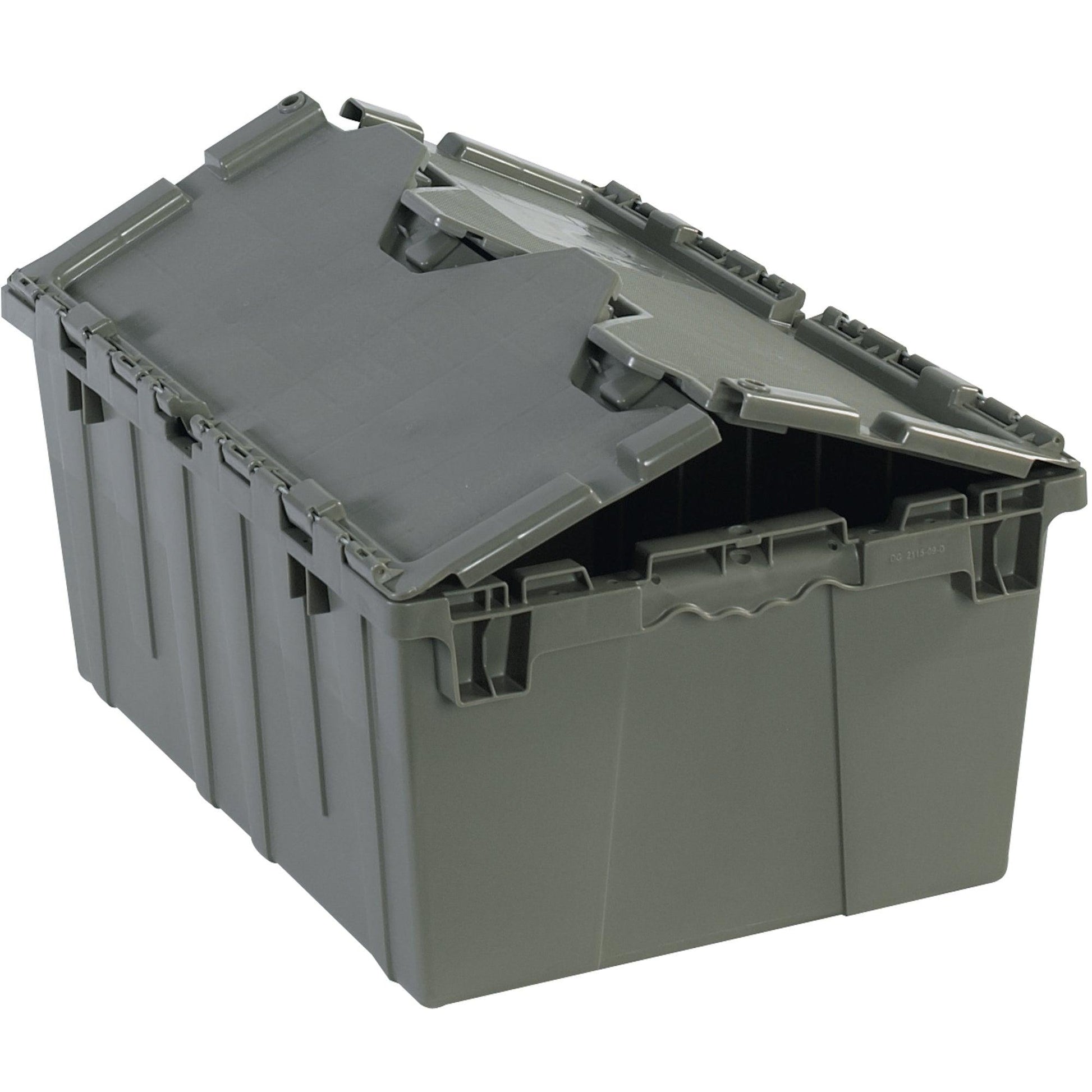 20 1/4 x 14 1/4 x 9 5/8" Gray Round Trip Tote - BINR110