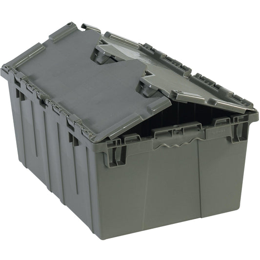 20 1/4 x 14 1/4 x 9 5/8" Gray Round Trip Tote - BINR110