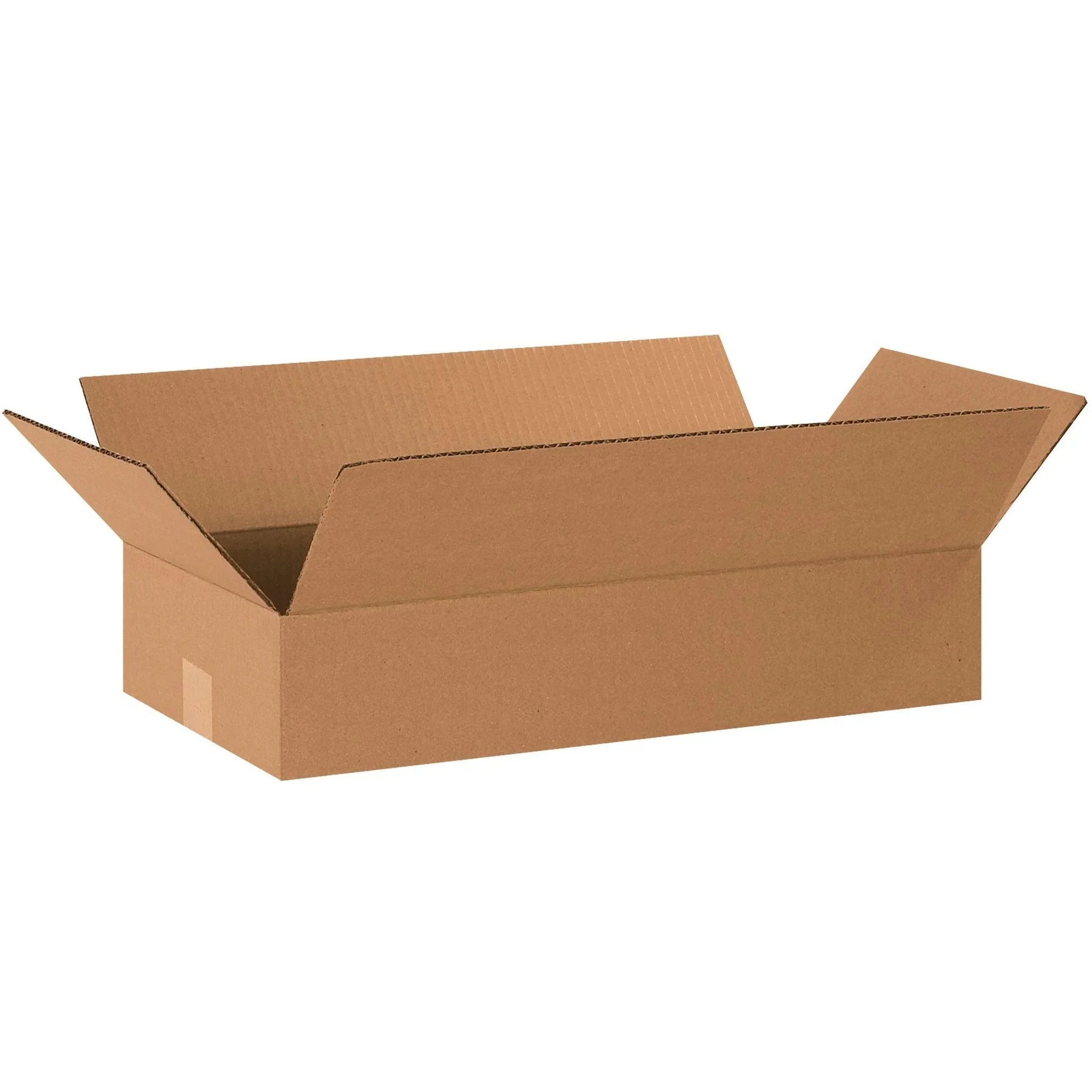20 x 10 x 4" Flat Corrugated Boxes - 20104 Box Packaging Partner
