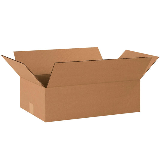 20 x 12 x 6" Flat Corrugated Boxes - 20126 Box Packaging Partner