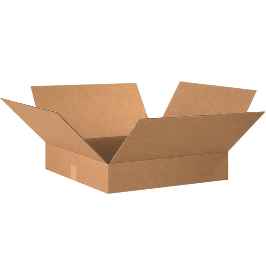 20 x 20 x 4" Flat Corrugated Boxes - 20204