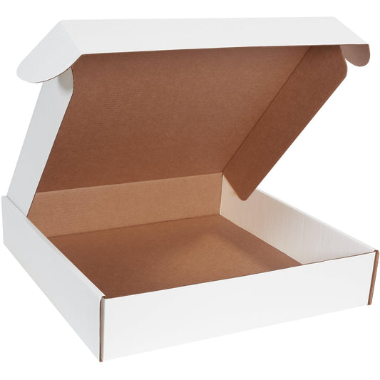 20 x 20 x 4" White Deluxe Literature Mailers - MFL20204