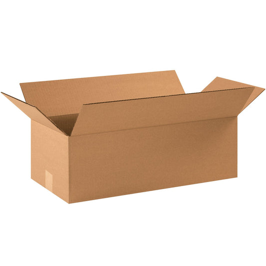 22 x 10 x 6" Flat Corrugated Boxes - 22106