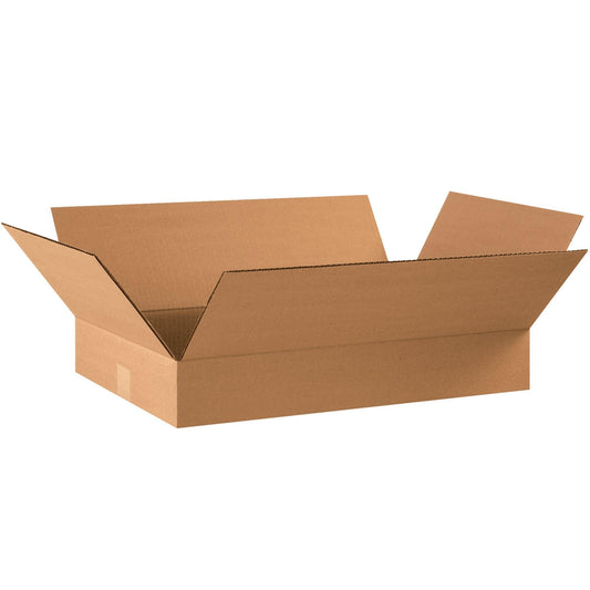 22 x 14 x 4" Flat Corrugated Boxes - 22144