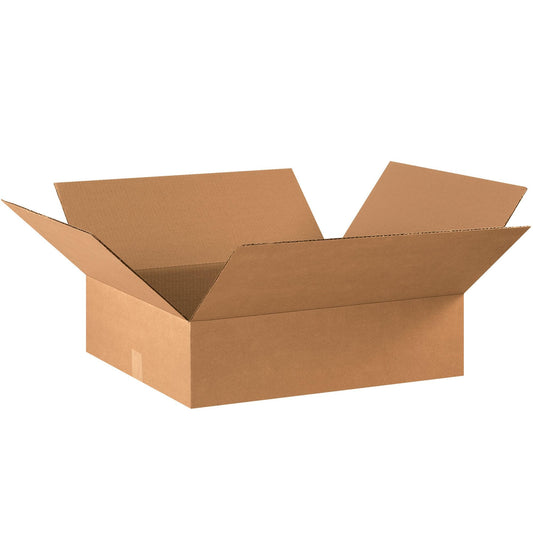 22 x 18 x 6" Flat Corrugated Boxes - 22186