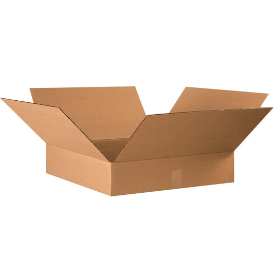22 x 22 x 4" Flat Corrugated Boxes - 22224 Box Packaging Partner