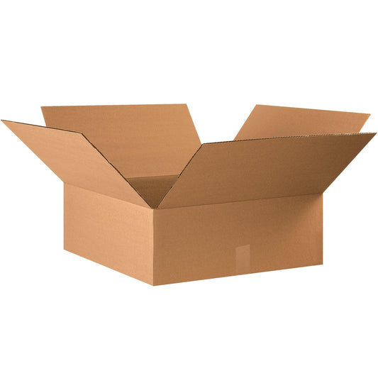 22 x 22 x 8" Flat Corrugated Boxes - 22228