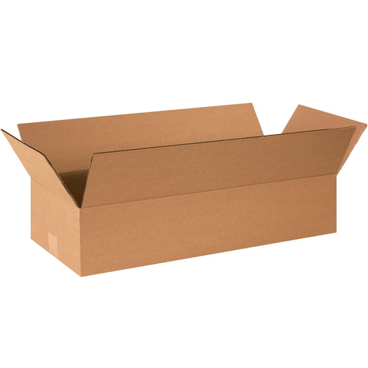 24 x 10 x 4" Flat Corrugated Boxes - 24104