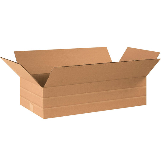 24 x 12 x 6" Multi-Depth Corrugated Boxes - MD24126