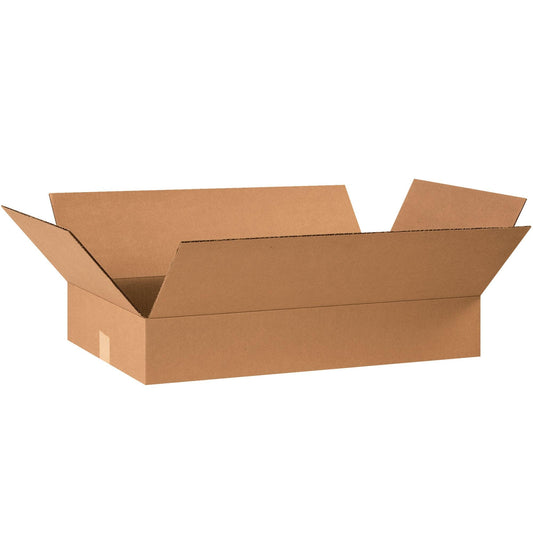 24 x 14 x 4" Flat Corrugated Boxes - 24144