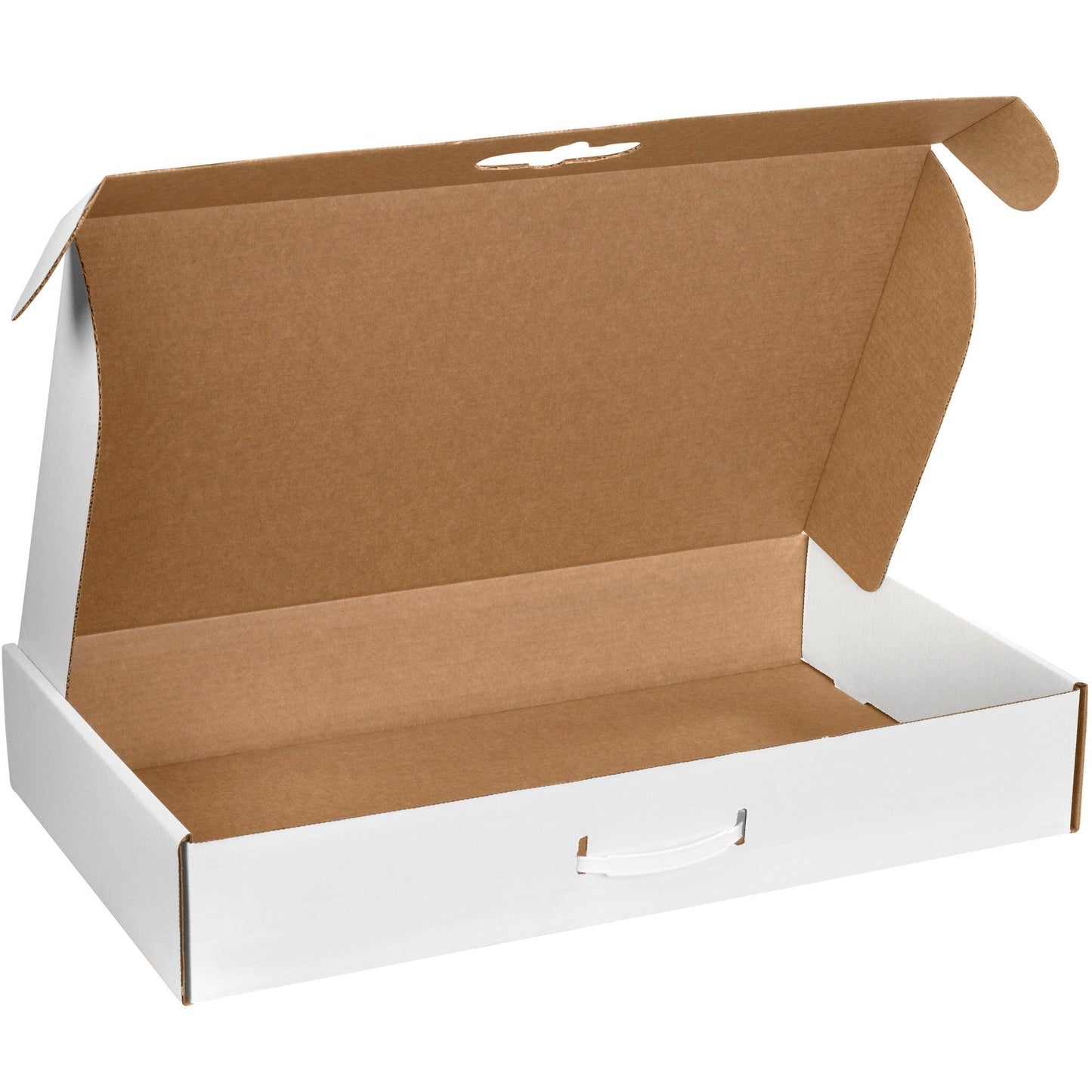 24 x 14 x 4" White Corrugated Carrying Cases - MCC6