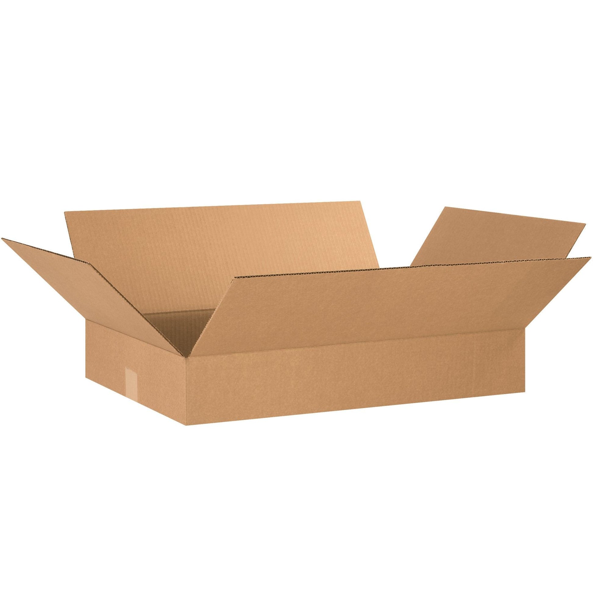 24 x 16 x 4" Flat Corrugated Boxes - 24164