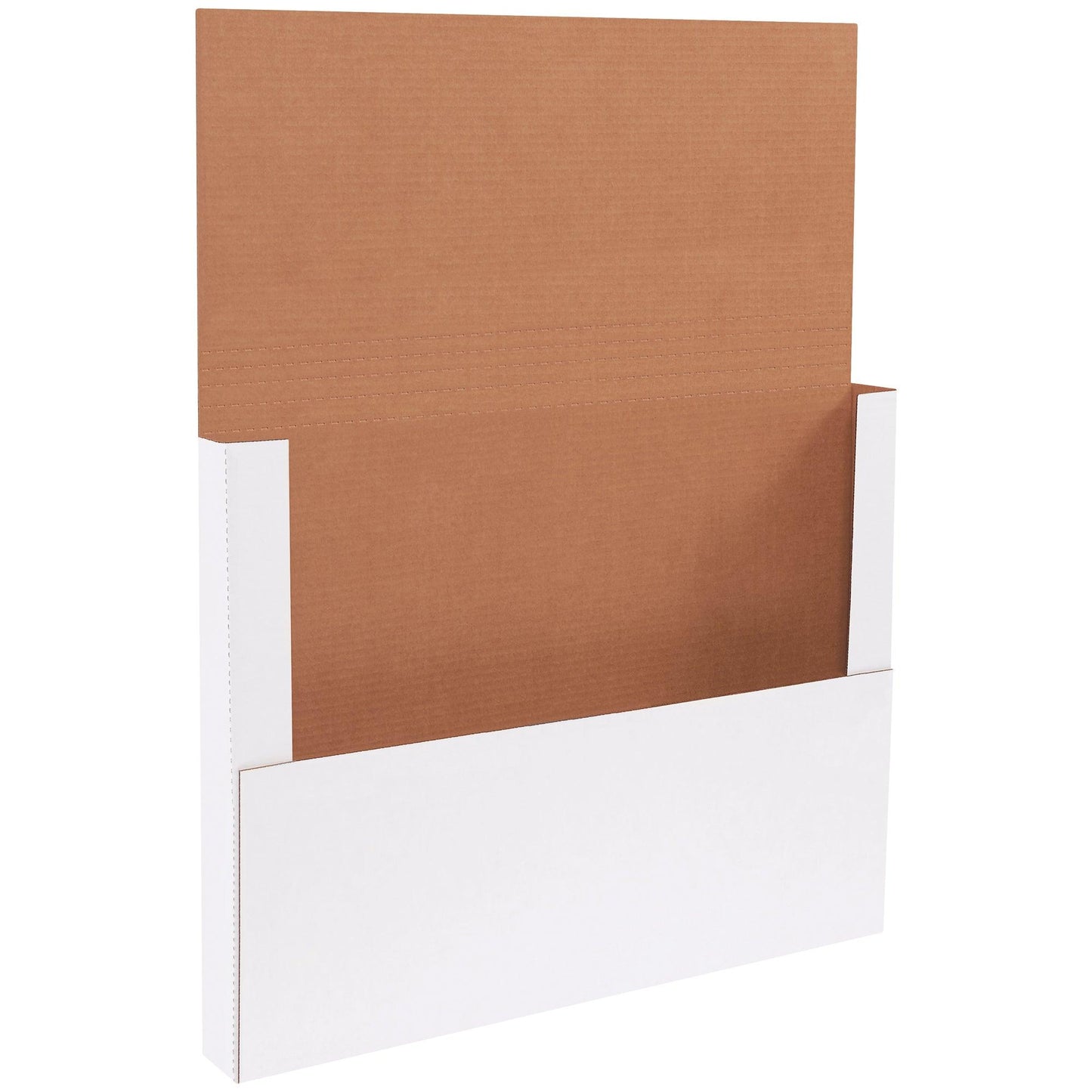 24 x 18 x 2" White Easy-Fold Mailers - M24182BF