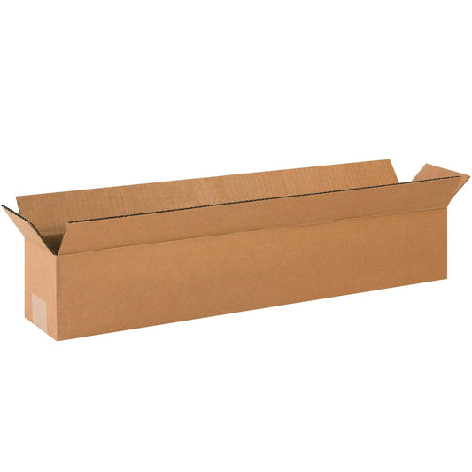 24 x 4 x 4" Long Corrugated Boxes - 2444