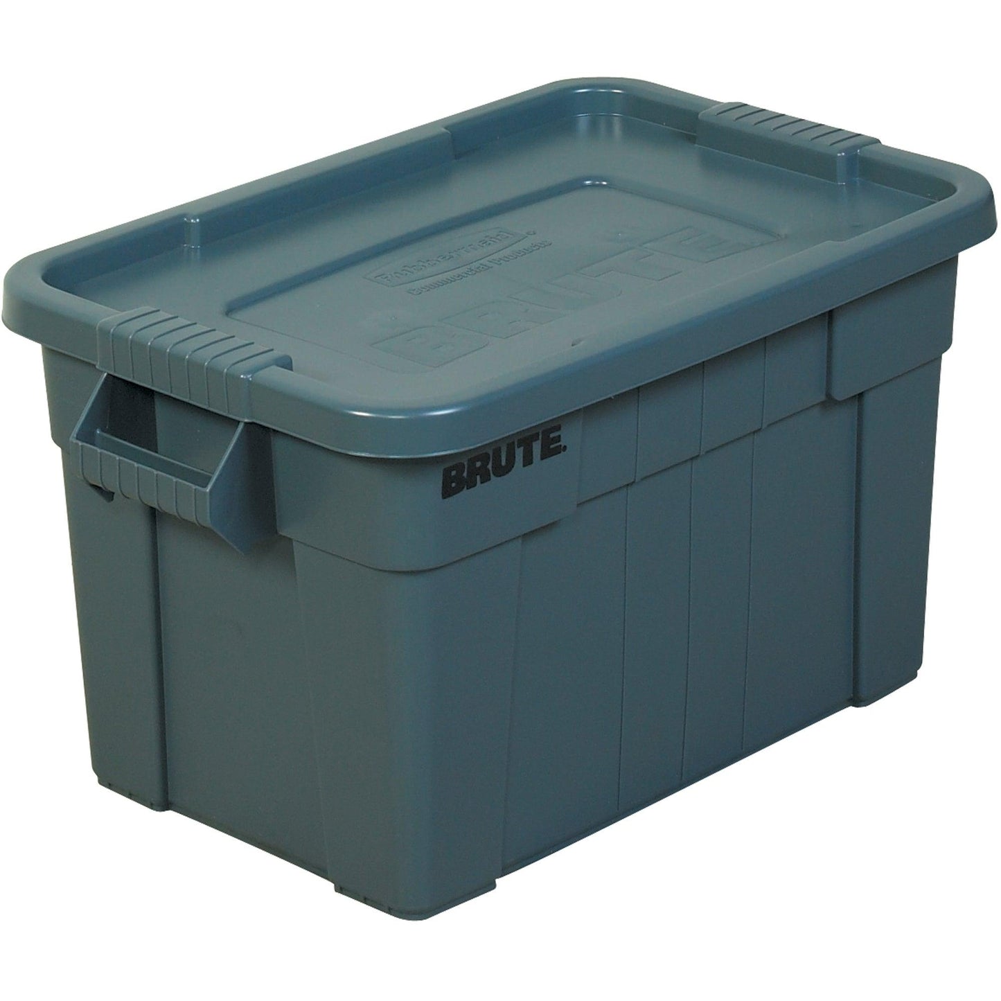 28 x 18 x 15" Gray Brute® Totes with Lid - RUB117