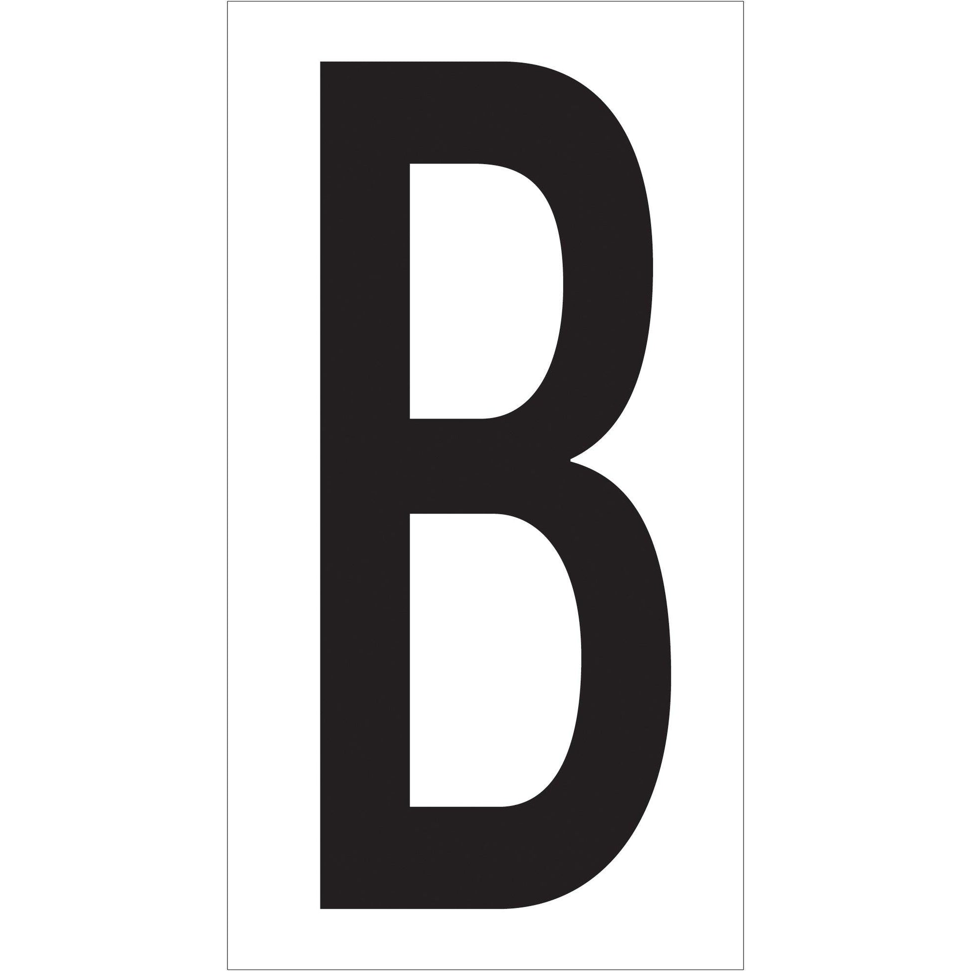 3 1/2" "B" Vinyl Warehouse Letter Labels - DL9310B