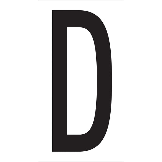 3 1/2" "D" Vinyl Warehouse Letter Labels - DL9310D