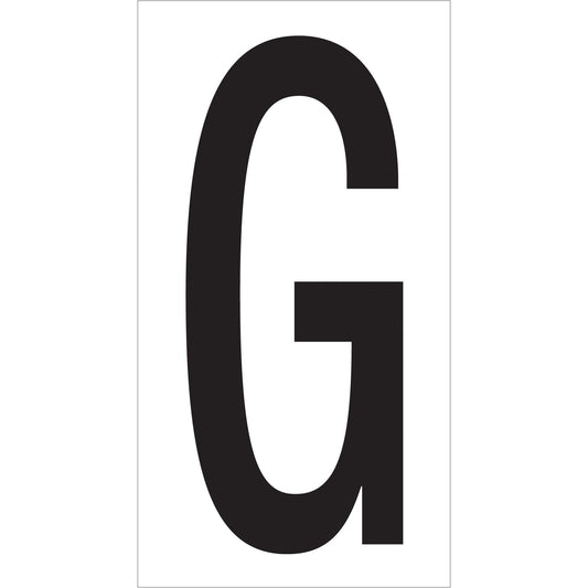 3 1/2" "G" Vinyl Warehouse Letter Labels - DL9310G