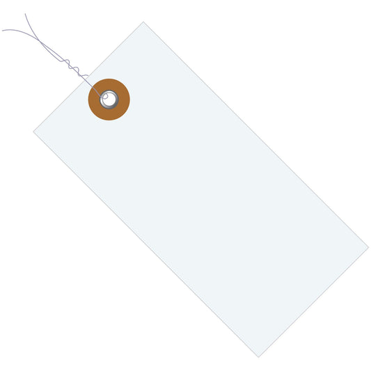 3 1/4 x 1 5/8" Tyvek® Shipping Tags - Pre-Wired - G13023