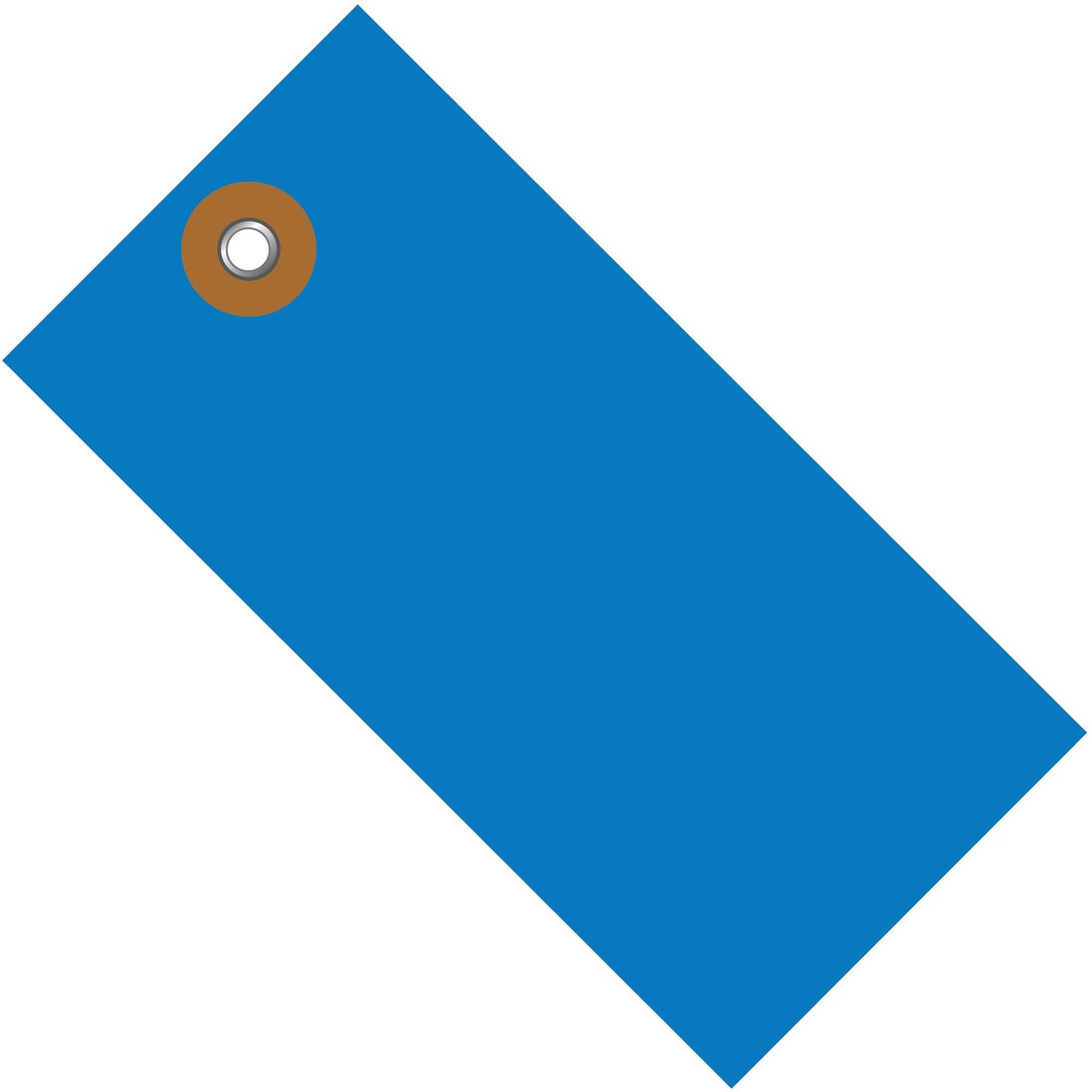 3 3/4" x 1 7/8" Blue Tyvek® Shipping Tag - G14031A