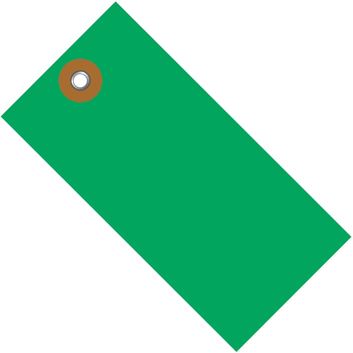 3 3/4" x 1 7/8" Green Tyvek® Shipping Tag - G14031C