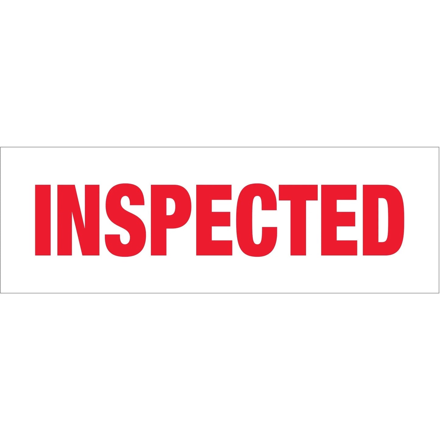 3" x 110 yds. - "Inspected" (6 Pack) Tape Logic® Messaged Carton Sealing Tape - T905P146PK Box Packaging Partner