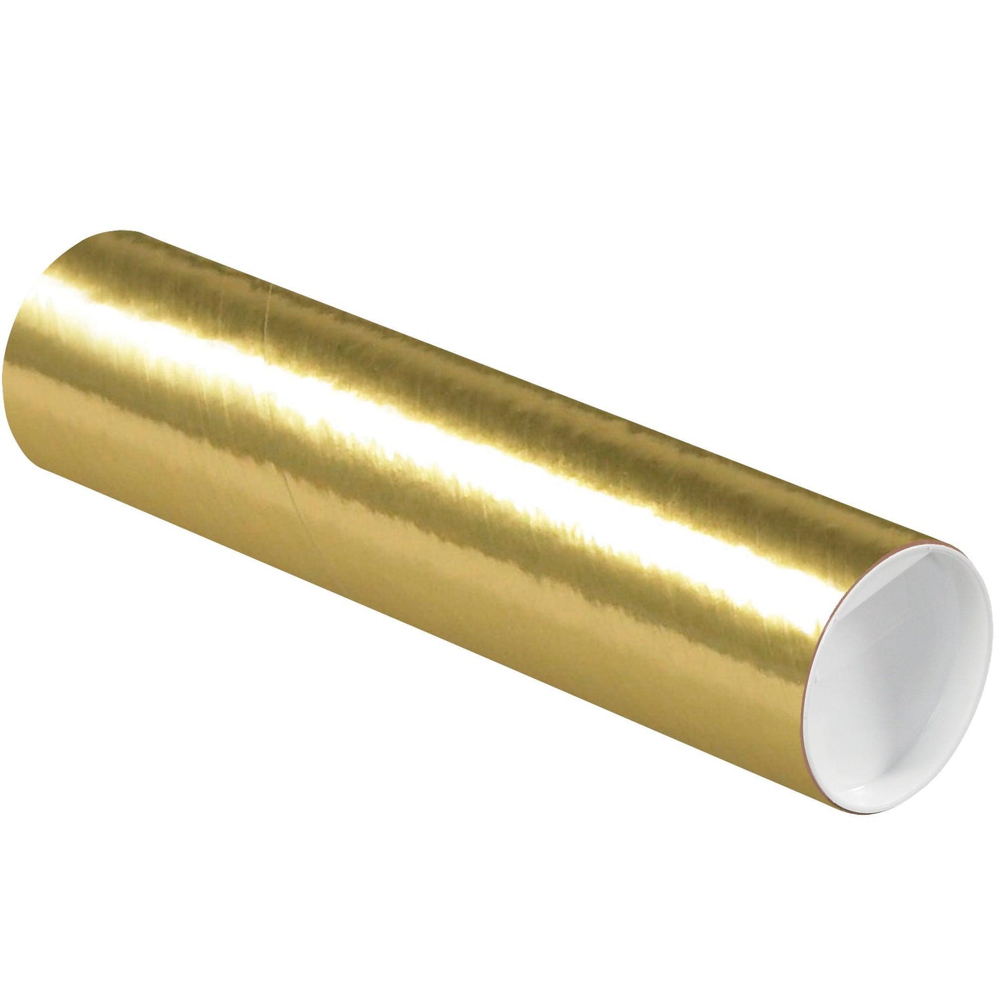 3 x 12" Gold Tubes with Caps - P3012GO