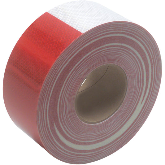 3" x 150' Red/White 3M™ 983 Reflective Tape - T968983R