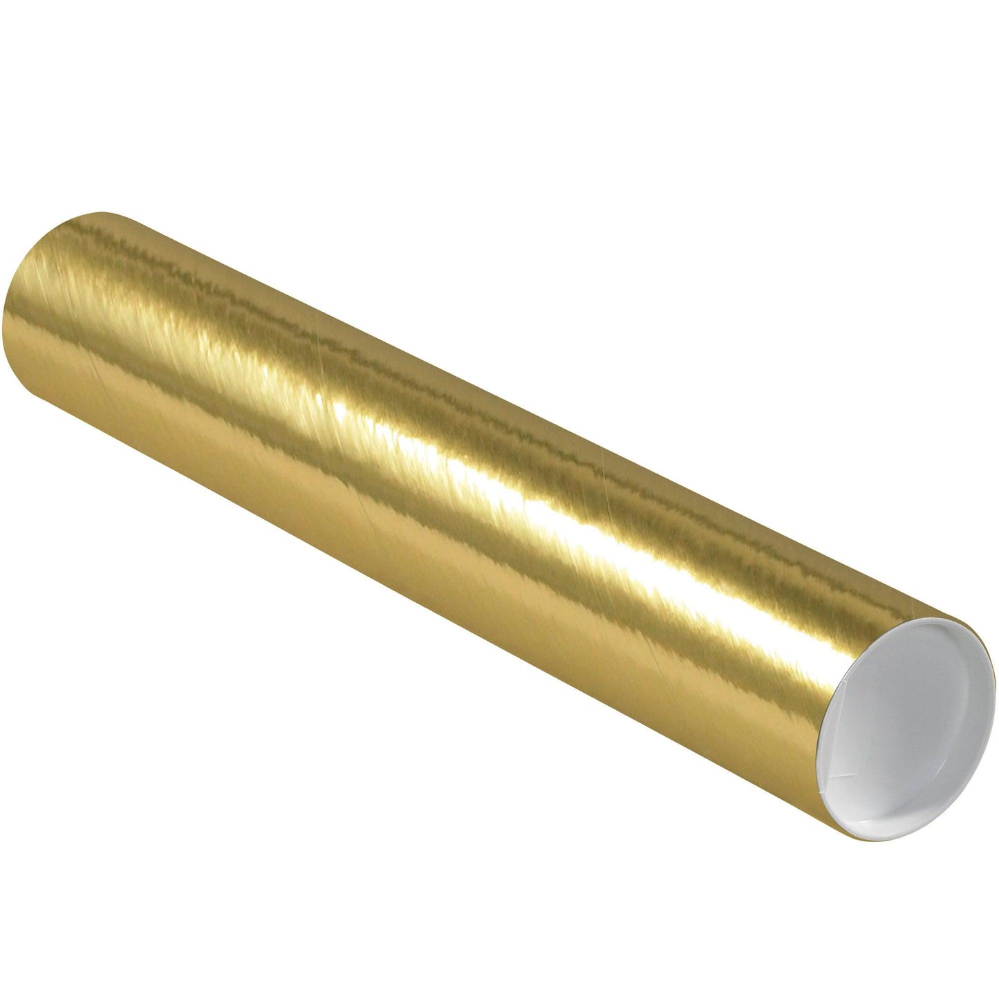 3 x 18" Gold Tubes with Caps - P3018GO