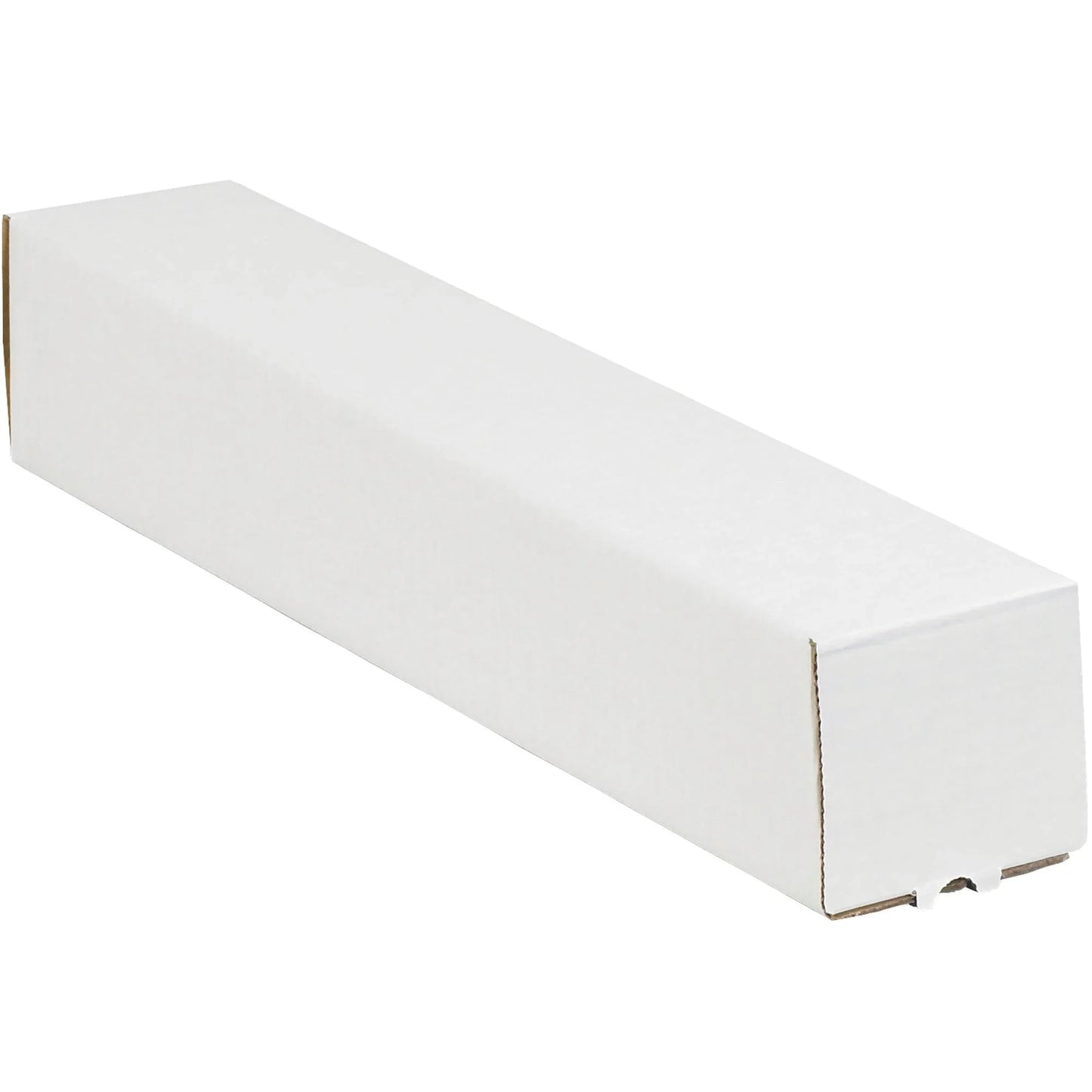 3 x 3 x 18" White Square Mailing Tubes - M3318 Box Packaging Partner