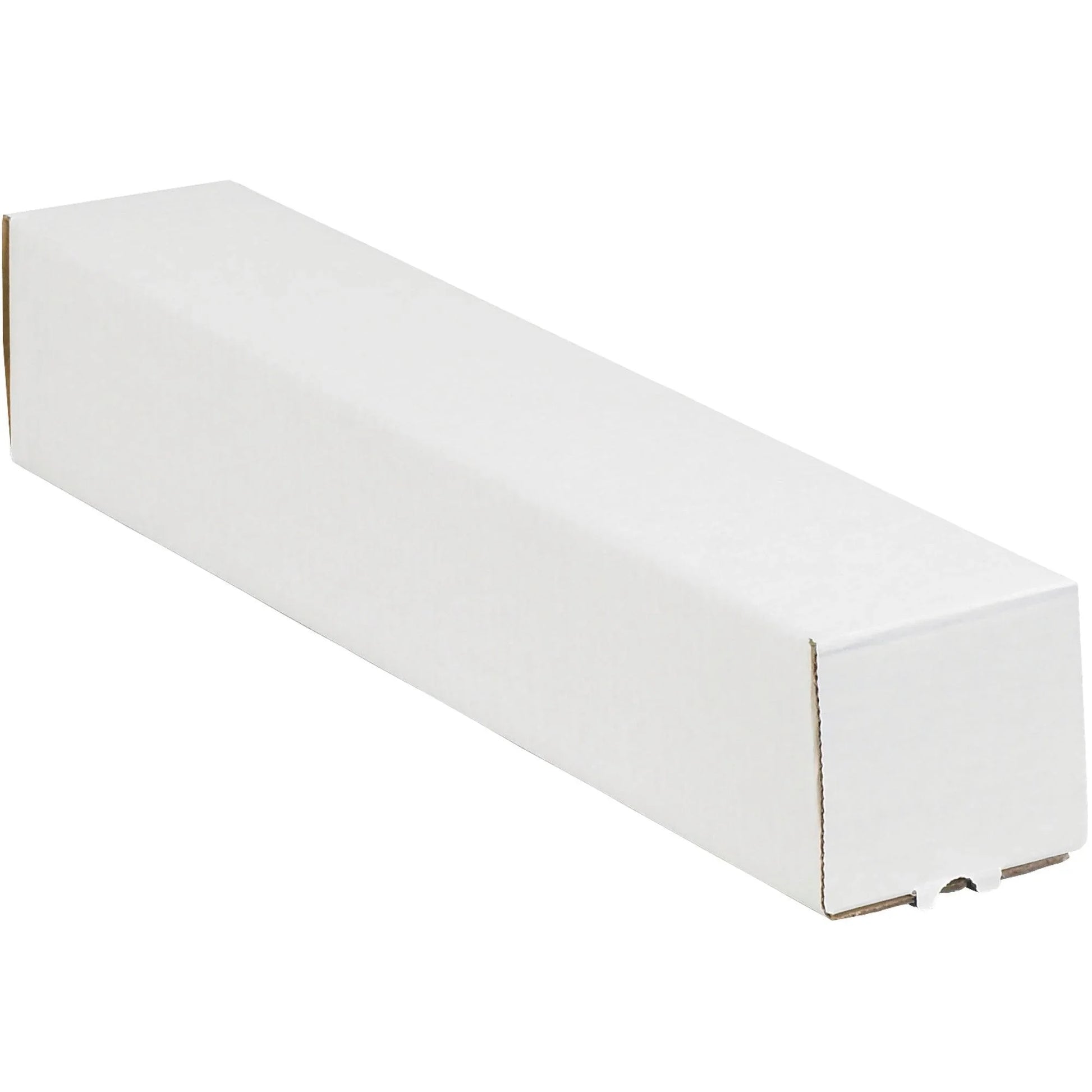 3 x 3 x 18" White Square Mailing Tubes - M3318 Box Packaging Partner