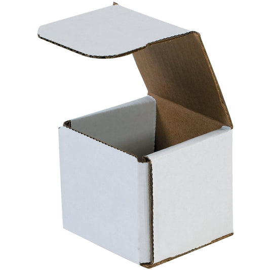 3 x 3 x 3" White Corrugated Mailers - M333