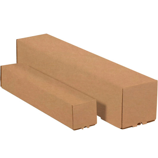 3 x 3 x 30" Kraft Square Mailing Tubes - M3330K Box Packaging Partner