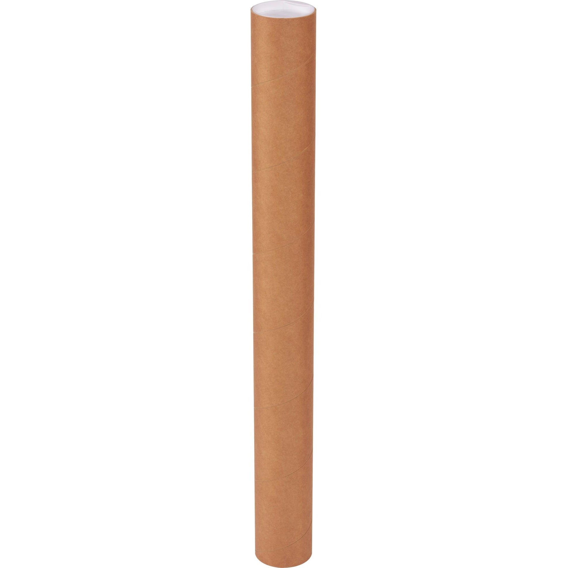 3 x 30" Kraft Heavy-Duty Tubes with Caps - P3030KHD