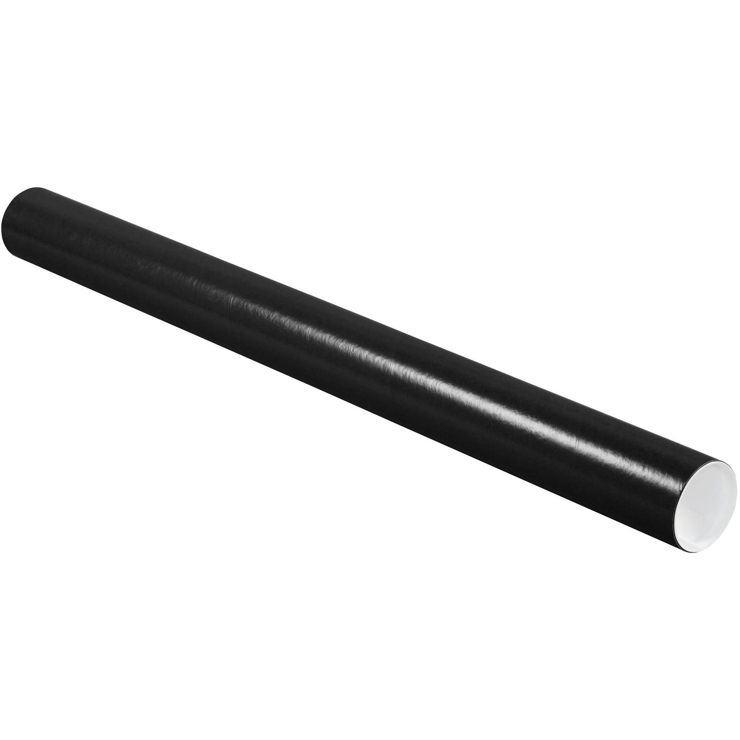 3 x 36" Black Tubes with Caps - P3036BL