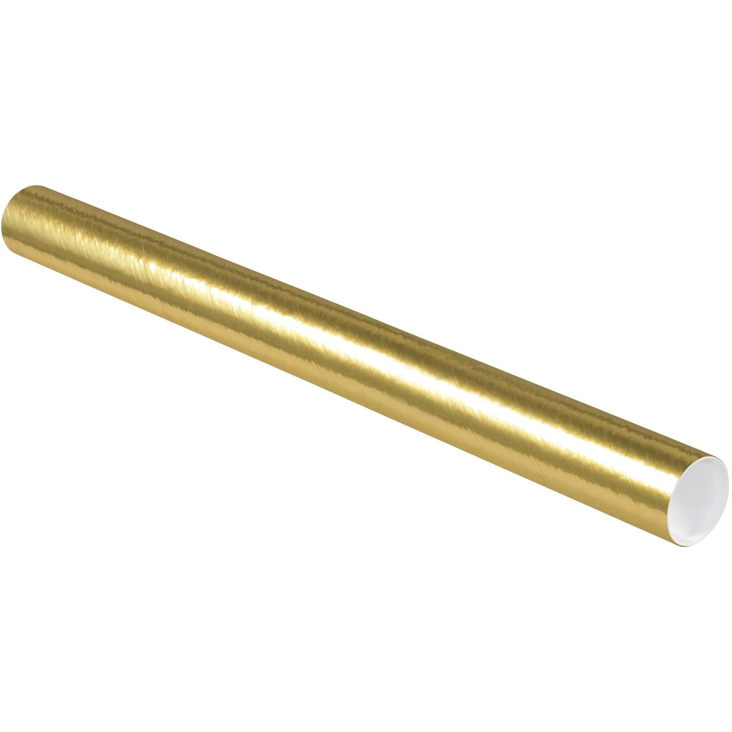 3 x 36" Gold Tubes with Caps - P3036GO