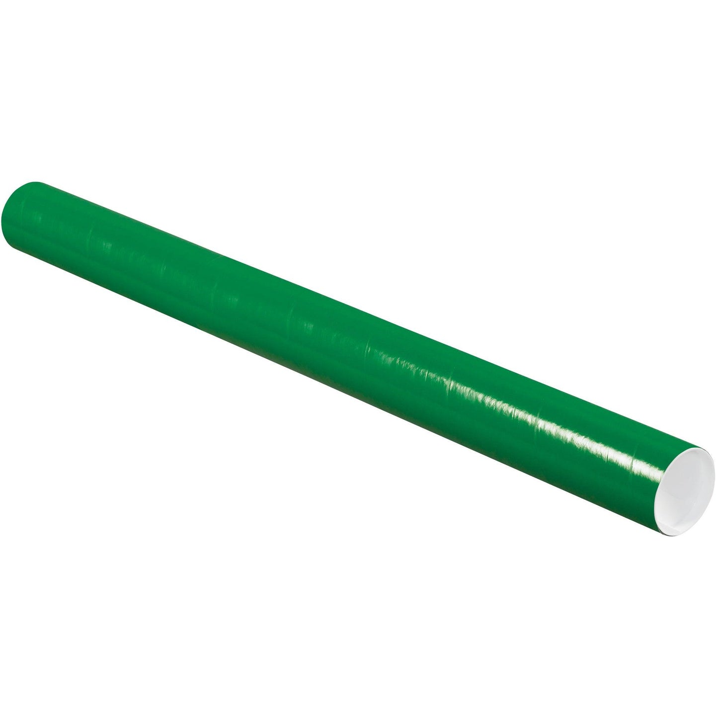 3 x 36" Green Tubes with Caps - P3036G