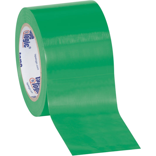 3" x 36 yds. Green (3 Pack) Tape Logic® Solid Vinyl Safety Tape - T93363PKG