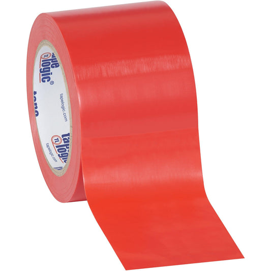 3" x 36 yds. Red (3 Pack) Tape Logic® Solid Vinyl Safety Tape - T93363PKR