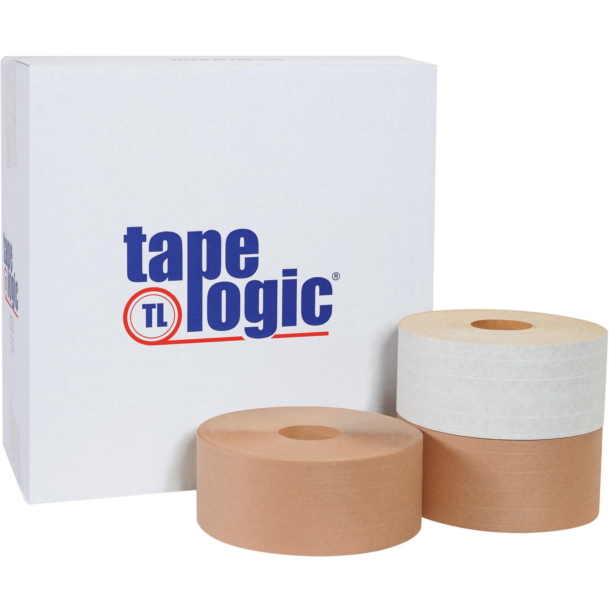 3" x 375' Kraft Tape Logic® #7700 Reinforced Water Activated Tape - T9067700