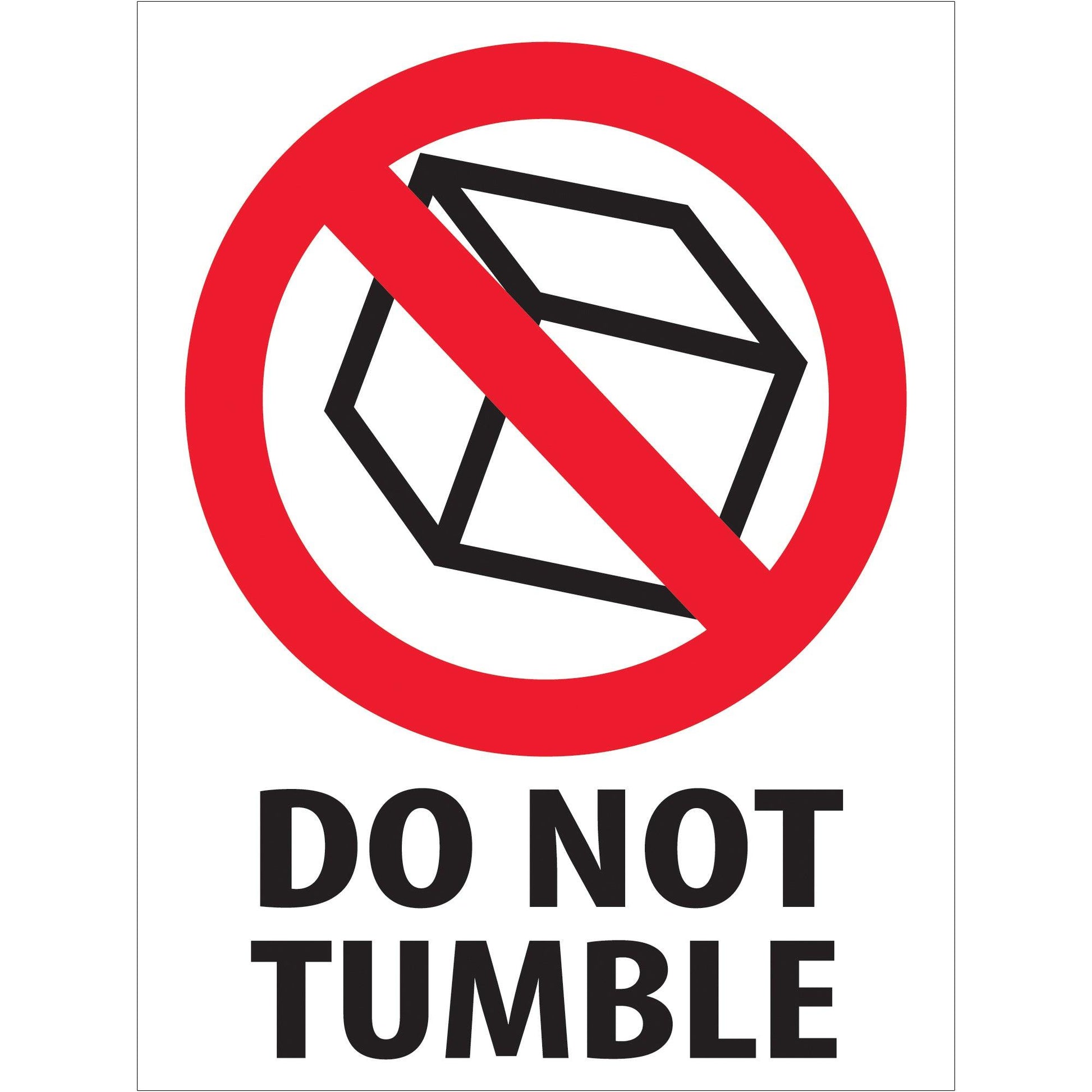 3 x 4" - "Do Not Tumble" Labels - IPM311