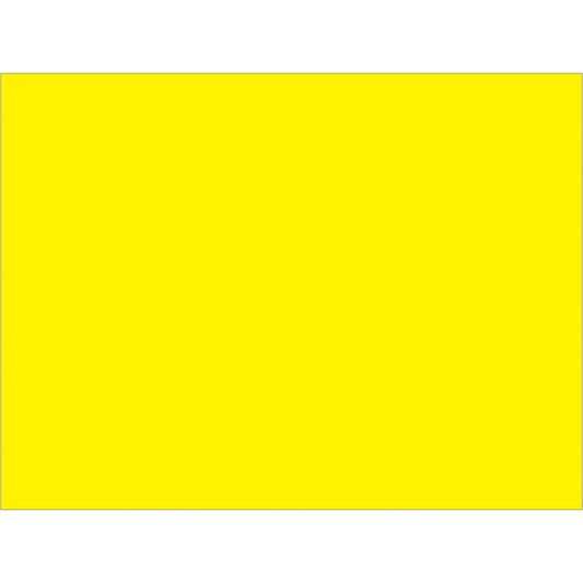 3 x 4" Fluorescent Yellow Inventory Rectangle Labels - DL631L