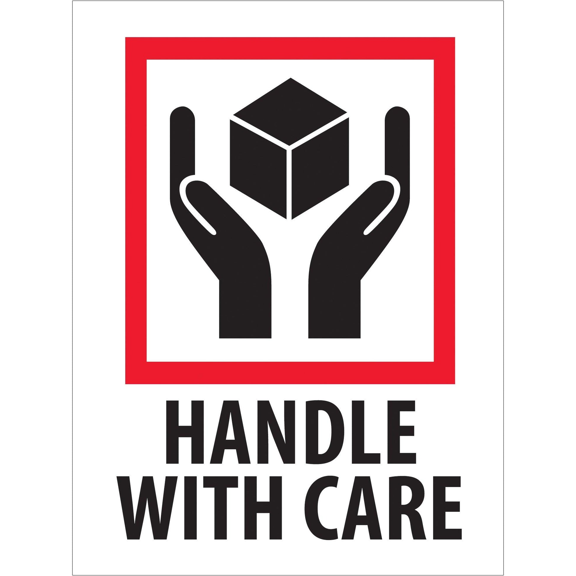 3 x 4" - "Handle With Care" Labels - IPM302