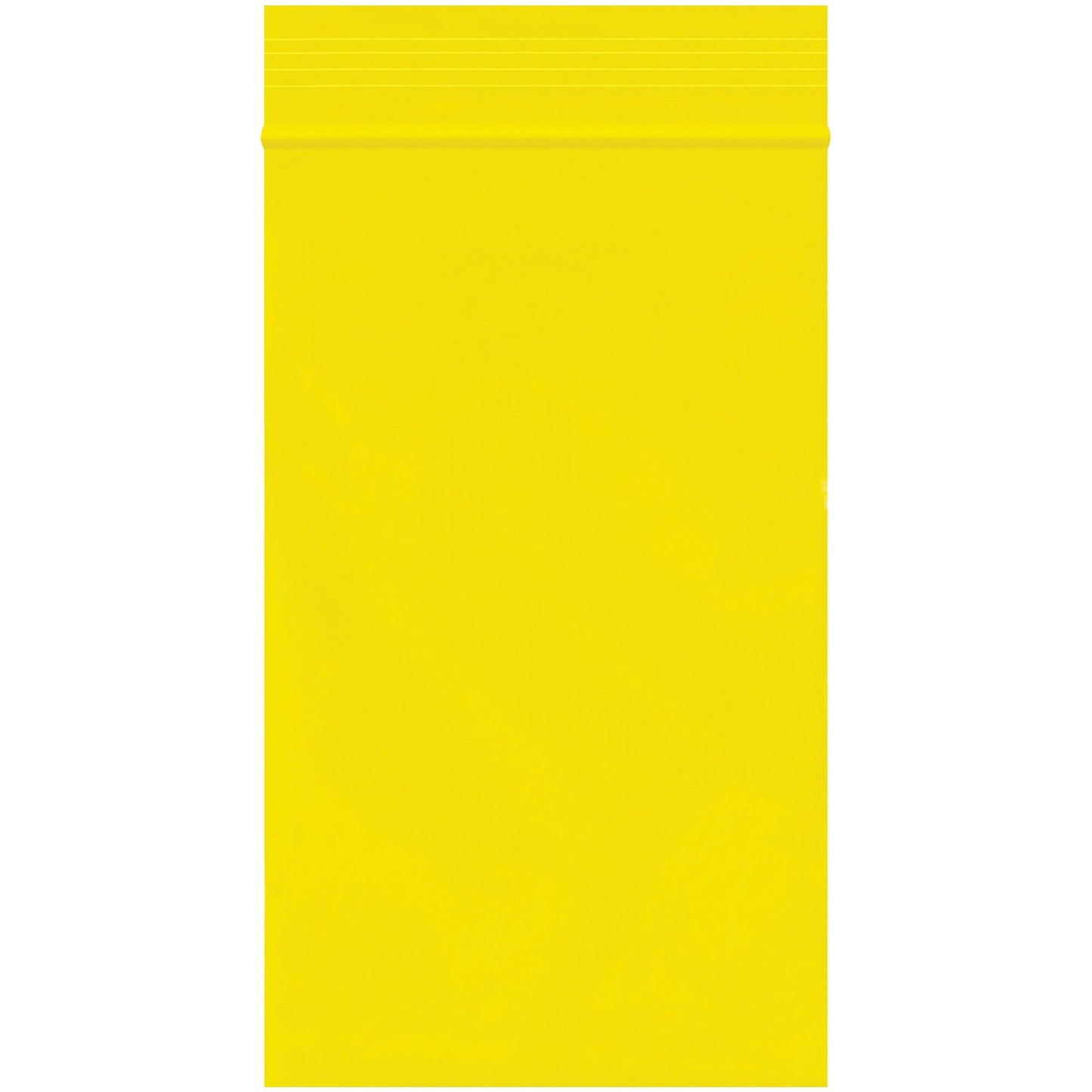 3 x 5" - 2 Mil Yellow Reclosable Poly Bags - PB3550Y