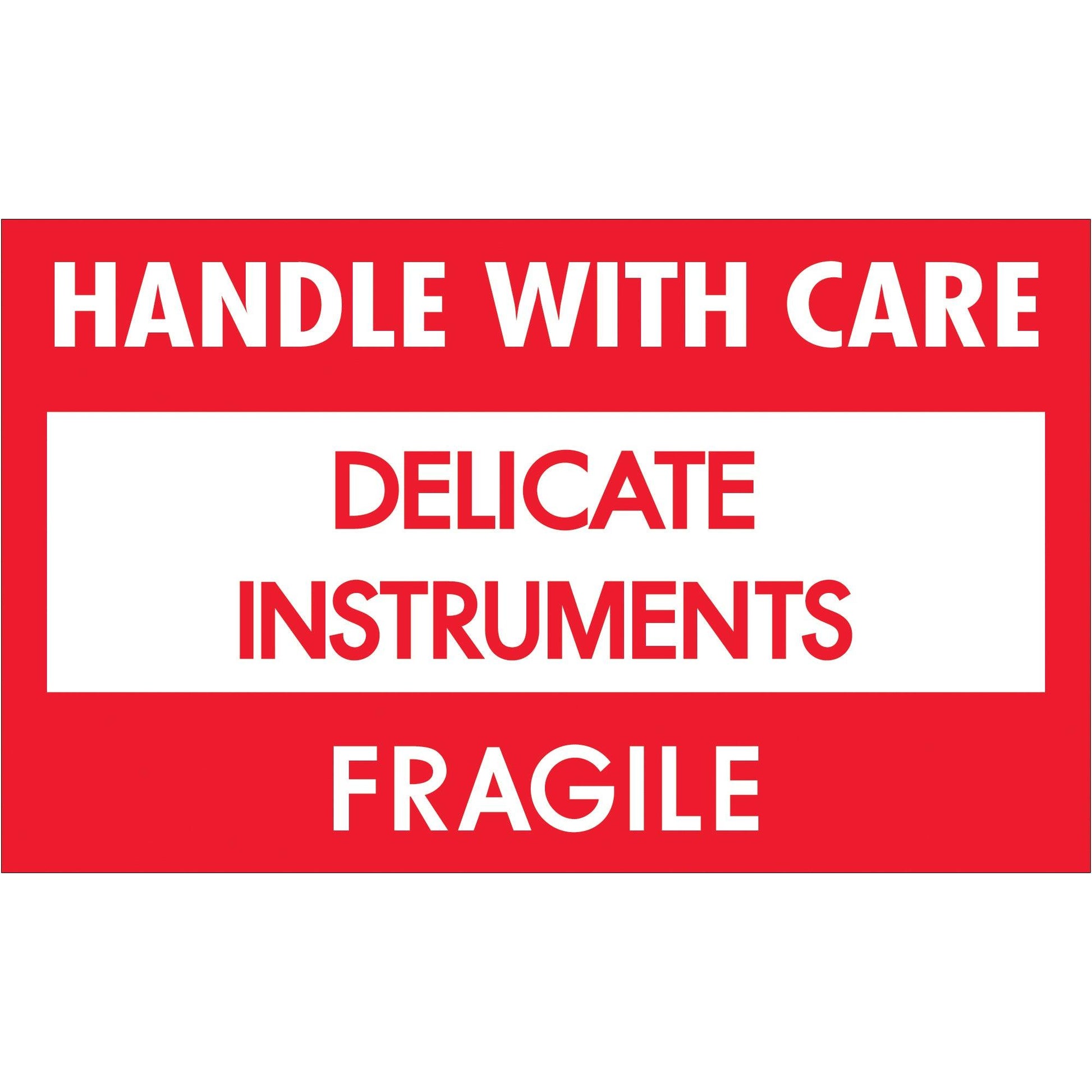 3 x 5" - "Delicate Instruments - HWC" Labels - DL1340